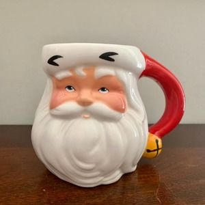 Santa Mug Christmas Morning Hot Cocoa Santa Mug Jingle Bell Santa Mug